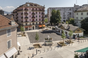 aménagement place des grottes genève